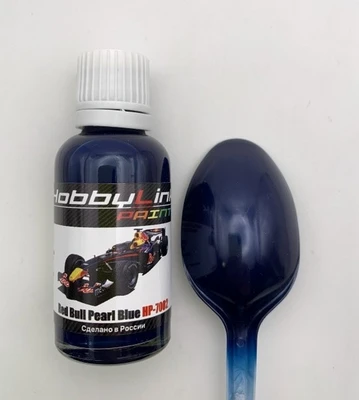 HP-7002  краска  лаковая HobbyLink 30мл.  Red Bull Pearl Blue 2000002213048