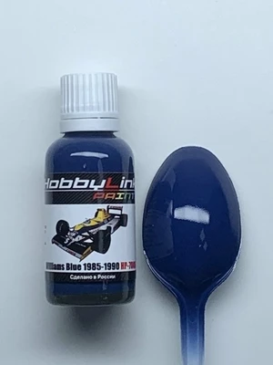 HP-7006  краска  лаковая HobbyLink 30мл.  Williams-F1 Blue 1985-1990 2000002213086
