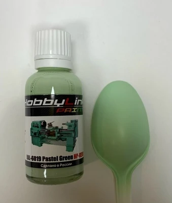 HP-8510  краска  лаковая HobbyLink 30мл.  RAL-6019 Pastel green 2000002213369