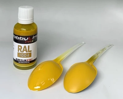 HP-8521  краска  лаковая HobbyLink 30мл.  RAL-1004 Golden Yellow 2000002213468