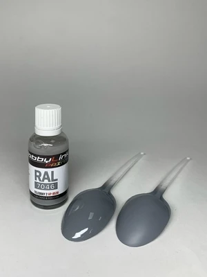 HP-8536  краска  лаковая HobbyLink 30мл.  RAL-7046 Telegray 2 2000002213611