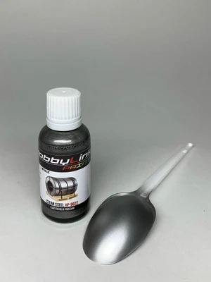 HP-9022  краска  лаковая HobbyLink 30мл.  Clean Steel 2000002214052