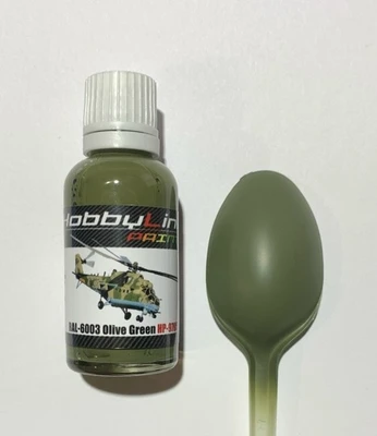 HP-9705  краска  лаковая HobbyLink 30мл.  RAL-6003 Olive Green 2000002214311