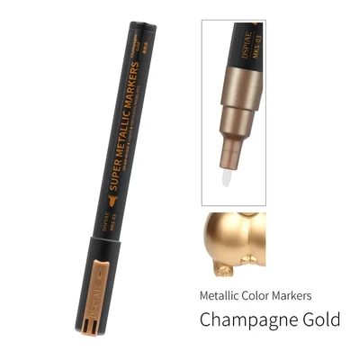 MKS-03  краска  Маркер Super Metallic Shampagne Gold 6970845564637