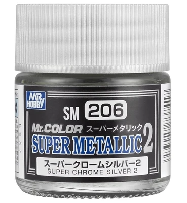 SM206  краска 10мл Super Chrome Silver 2 2000002103530