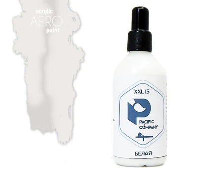 XXL15  краска  Pacific88 AERO Белая (White) 100 мл., арт. XXL15 4670404187056