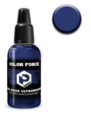 арт.0256  краска  Pacific88 AERO Синяя ультрамарин  (Ultramarine Blue) 18мл. арт.0256 4670404186066