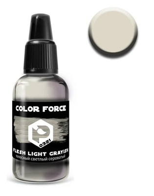 арт.0321  краска  Pacific88 AERO Телесный светлый сероватый (Flesh light grayish) 18мл. арт.0321 4670404186509