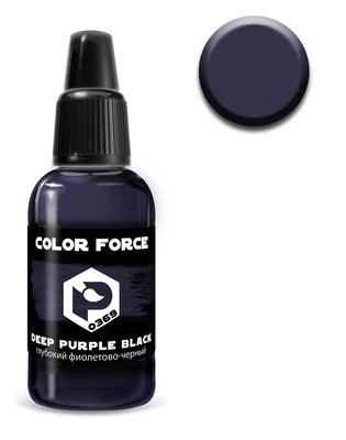 арт.0369  краска  Pacific88 AERO Глубокий фиолетово-черный (Deep purple black) 18мл. арт.0369 4670404186813