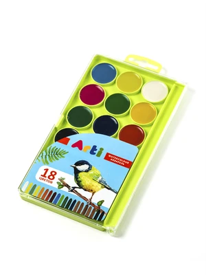 «Акварель «Craft and joy», 18 цветов» К000366
