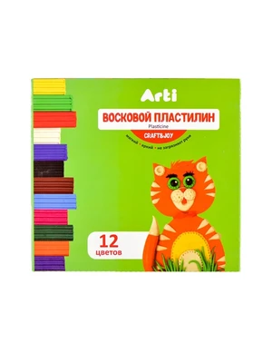 «Пластилин «CRAFT AND JOY», 12 цветов, со стеком» П000465