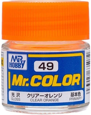 C 49  краска 10мл  CLEAR ORANGE 4973028635072