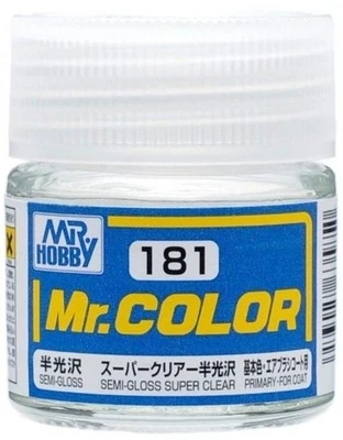 C181  краска 10мл  SEMI-GLOSS SUPER CLEAR 2000002109921