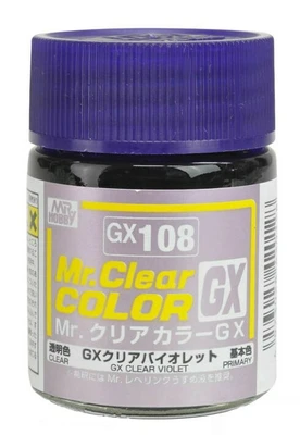 GX108  краска 18мл  Clear Violet 4973028420128