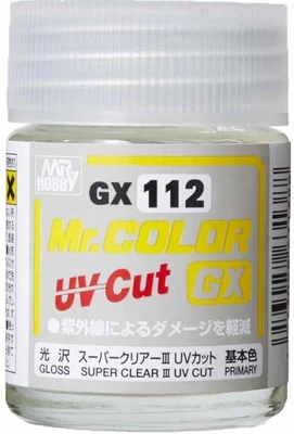 GX112  краска 18мл  Super Clear 3 UV CUT Gloss 4973028631388