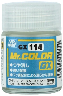 GX114  краска 18мл  Super Smooth Clear Flat 4973028631951