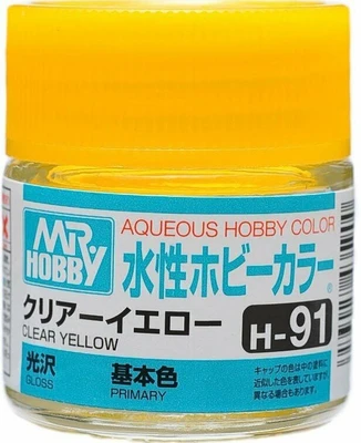 H 91  краска 10мл  CLEAR YELLOW 4973028719673