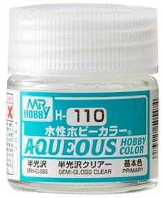 H110  краска  10мл. SEMI-GLOSS CLEAR 4973028505474