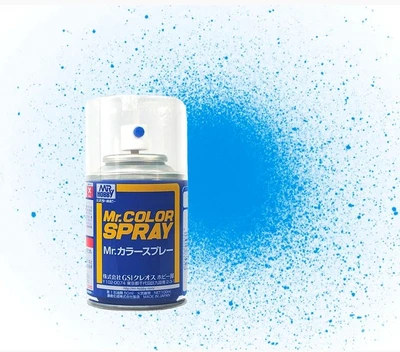 S 50  краска в баллончиках т.м. MR.HOBBY 100мл  CLEAR BLUE 2000002090038
