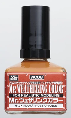 WC08  краска 40мл MR.WEATHERING COLOR WC08 RUST ORANGE 2000002088011