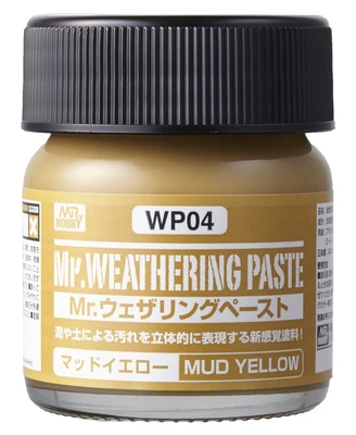 WP04  краска 40мл MR.WEATHERING COLOR WP04 MUD YELLOW 4973028631128