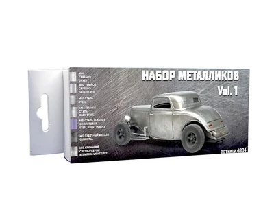 4804  краска  Pacific88 Набор красок  ACRYLIC Металлики Vol.1(М01,-02,-03,-04,-11,-13,-15), 7шт. 4630520955205