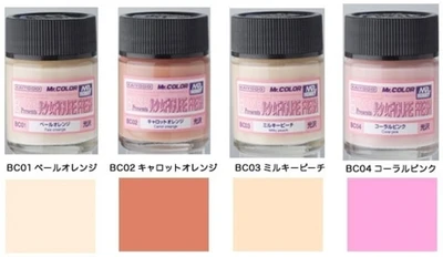 CS551  краска Набор Fresh Color Set for Figure (4шт. по 18мл.) 4973028535020