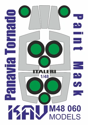 KAV M48 060  инструменты для работы с краской  Окрасочная маска на Tornado (Italeri)  (1:48) 2000000222301