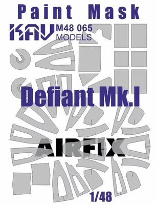 KAV M48 065  инструменты для работы с краской  Окрасочная маска на Defiant Mk.I (Airfix)  (1:48) 2000000237596