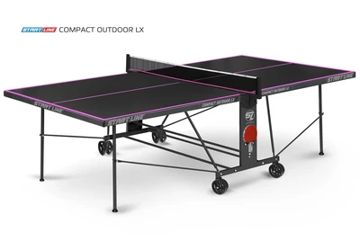 Стол теннисный Compact-2 LX Всепогодный Black 6044-13