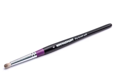 T-041  кисти  Кисть MiniWarPaint серии Drybrush soft №6 4690559017954