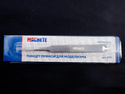0711  ручной инструмент  Пинцет прямой для моделизма 2000002117544