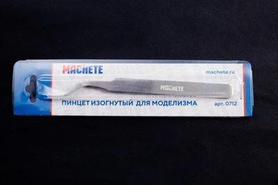 0712  ручной инструмент  Пинцет изогнутый для моделизма 2000002117551