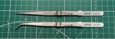 41200  ручной инструмент  Пинцет прямой с фиксатором, 165 мм 6905740412004