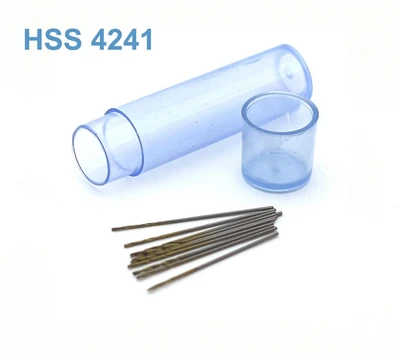 42260  ручной инструмент  Мини-сверло, HSS 4241, титановое покрытие, d 0,55 мм, 10 шт. 2000002204275