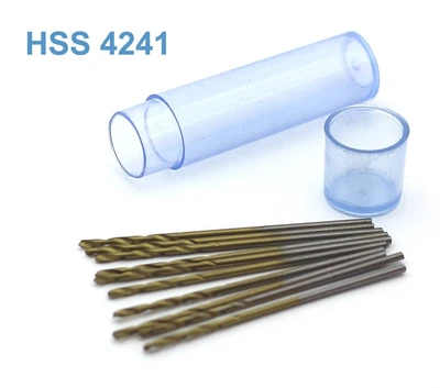 42270  ручной инструмент  Мини-сверло, HSS 4241, титановое покрытие, d 1,1 мм, 10 шт. 2000002204374