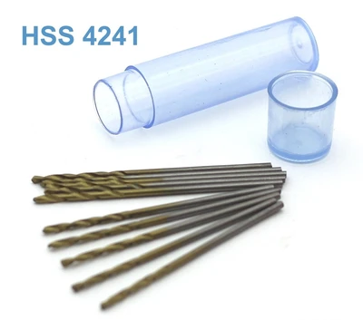 42271  ручной инструмент  Мини-сверло, HSS 4241, титановое покрытие, d 1,2 мм, 10 шт. 2000002204381