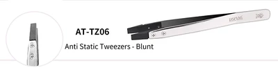 AT-TZ06  ручной инструмент  Пинцет антистатический плоский Blunt Tweezer 6970845569472