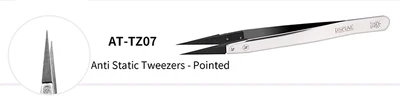AT-TZ07  ручной инструмент  Пинцет антистатический острый Pointed Tweezer 6970845569489