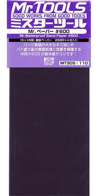 MT-305  ручной инструмент  Наждачная бумага Mr.Waterproof Sand Paper: #600 4973028034882