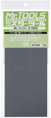 MT-308  ручной инструмент  Наждачная бумага Mr.Waterproof Sand Paper: #1500 4973028034912