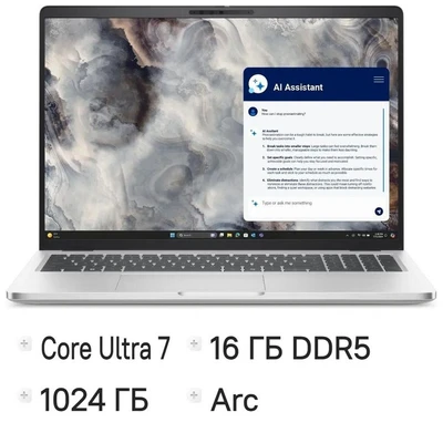 Ноутбук Dell Pro 16 Plus PB16250, 16", IPS, Intel Core Ultra 7 266V 2.2ГГц, 8-ядерный, 16ГБ LPDDR5x, 1ТБ SSD,  Intel Arc  140V, Linux,  серый [pro16pl-7617] 2175915