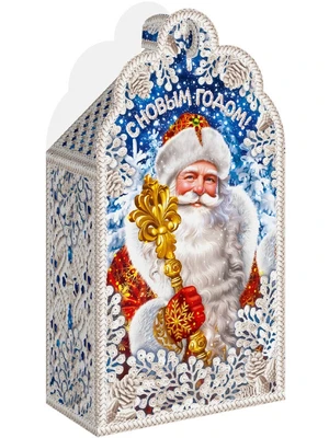 Новогодний подарок Волшебный посох (картон) 500г 054у