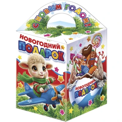 Новогодний подарок Киндер-куб (картон) 350г 138у