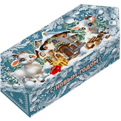 Новогодний подарок Конфета Жемчужная (картон) 500г 056у