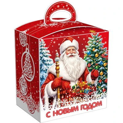 Новогодний подарок Поздравление (картон) 700г 095у