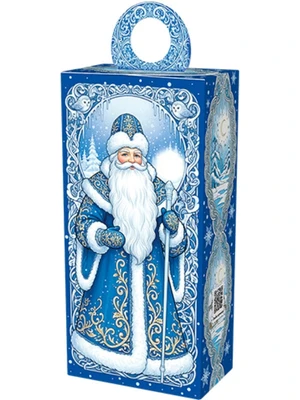 Новогодний подарок Ледяной (картон) с анимацией 550г 026у