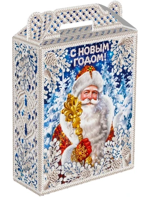 Новогодний подарок Хозяин зимы (плотный картон) 1000г 298у
