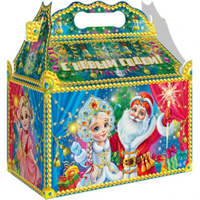 Новогодний подарок Ларец Маскарад (плотный картон) 1200г 251у
