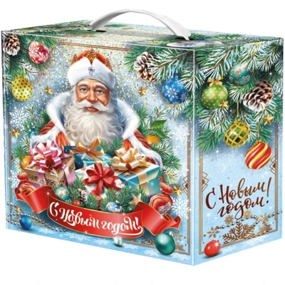 Новогодний подарок Посылка Мороз Иванович (плотный картон) 2000г 168у